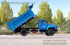 Dongfeng Pointed Cab Dump Truck_Blue Convertible Off-Road Truck Dump Truck