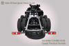 8×4 Silo အမျိုးအစား သယ်ယူပို့ဆောင်ရေးထရပ် III Chassis_ Export အတွက် Category III Chassis သို့ ပြောင်းနိုင်သည်