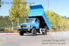 Dongfeng Pointed Cab Dump Truck_Blue Convertible Off-Road Truck Dump Truck