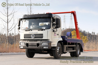 Flathead Cab Swing Arm Garbage Truck_4×2 Swing Arm အမှိုက်ကားရောင်းမည်။