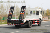 4x2 flatbed တူးဖော်သည့် Truck_flatbed Trailer_hydraul Ladder Truck Truck