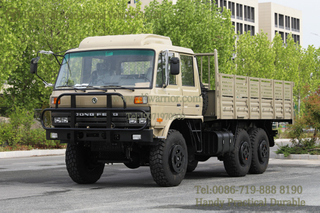 Dongfeng Eq2102N နှစ်ဆ - ထရော့စ် Truck_six-wheel road-was adadhead လေအေးပေးစက်နှင့်အတူကားမောင်း