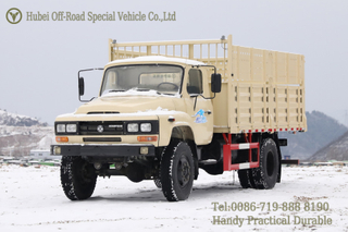 EQ1093 4WD လမ်းကြမ်းကုန်တင်ထရပ် Snow Scene_Classic Tip Cab Cargo Truck တင်ပို့မှုအတွက် မြှင့်တင်ထားသော ကုန်တင်ကား