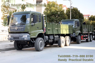 Dongfeng ခြောက်ဘီးယက် -wild ထရပ်ကားများ တစ်ဝက်တစ်တန်း_ Dongfeng off -road truck export_6 × 6 flat head Draw ထရပ်ကား