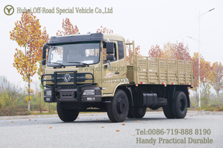 Dongfeng Flat-flat-flat-flat-flat-babin 4x2 Off-Road ကုန်တင် Truck_Rear Twin Twin-Wheel Weque-Wheel Twin Twin