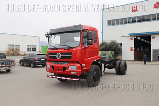 Dongfeng 4×2 dump chassis _ chassis modification_ Dongfeng အထူးကားကိုယ်ထည်