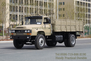 Dongfeng 4 × 2 Tip road robrpad truck_x2 singel Row Row Cab မှယာဉ်မောင်း