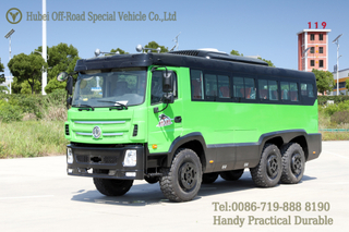 Dongfeng AWD 25 ထိုင်ခုံ Bus_Dongfeng ခြောက်ဘီးယက် Bus_Off-road Bus For Sale