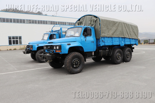 ခြောက်ဘီးယက်ခေါင်းရှည် EQ2100 လမ်းကြမ်းထရပ်ကား_Dongfeng 140 လမ်းကြမ်းထရပ်ကား_6×6 တပ်သားတင်တင်ထရပ်ကား 245
