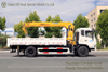 8 တန် ထရပ်ကား Crane_4×2 ထရပ်ကား တပ်ဆင်ထားသော ဓာတ်လှေကား_ Export အထူးပြု ထရပ်ကရိန်း