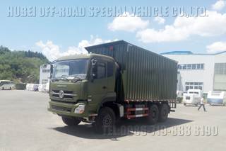 ခြောက်ဘီးယက်ဗင် ထရပ်ကား_Dongfeng မီးလောင်လွယ်ပြီး ပေါက်ကွဲစေတတ်သော ကုန်ပစ္စည်းများ ထရပ်ကား_၆×၆ အန္တရာယ်ရှိသော ကုန်တင်ကား