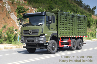 Dongfeng Six Drive Off-road Army Green Truck အသစ်