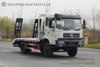 4x2 flatbed တူးဖော်သည့် Truck_flatbed Trailer_hydraul Ladder Truck Truck