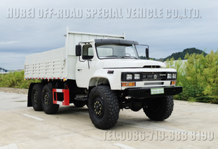 ခြောက်ဘီးယက်ရှည် ခေါင်း EQ2100 လမ်းကြမ်း အမှိုက်ပုံးထရပ်_Dongfeng245 လမ်းကြမ်း အမှိုက်ပုံးထရပ်_၆×၆ ထရပ်ကား