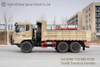 6x6 လမ်းမကြီး - လမ်းပေါ်ရှိ Flat-Front Bab-Bed-Bed-Bed-Bed Trump Truck_6WD Heavy-Duty Dump Truck ပို့ကုန်တင်ပို့မှုဗားရှင်း