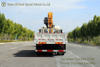 8 တန် ထရပ်ကား Crane_4×2 ထရပ်ကား တပ်ဆင်ထားသော ဓာတ်လှေကား_ Export အထူးပြု ထရပ်ကရိန်း