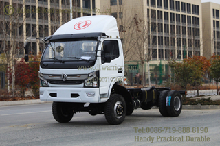 လေးဘီး -Drod-drive ကိုအအေးခံသော truck chassis_can ကိုနောက်ဘက် Dual Tires တစ်ခုတည်းနှင့်တက္ကစီကိုယ်ထည်ဖြင့်ပြုပြင်ထားသည်